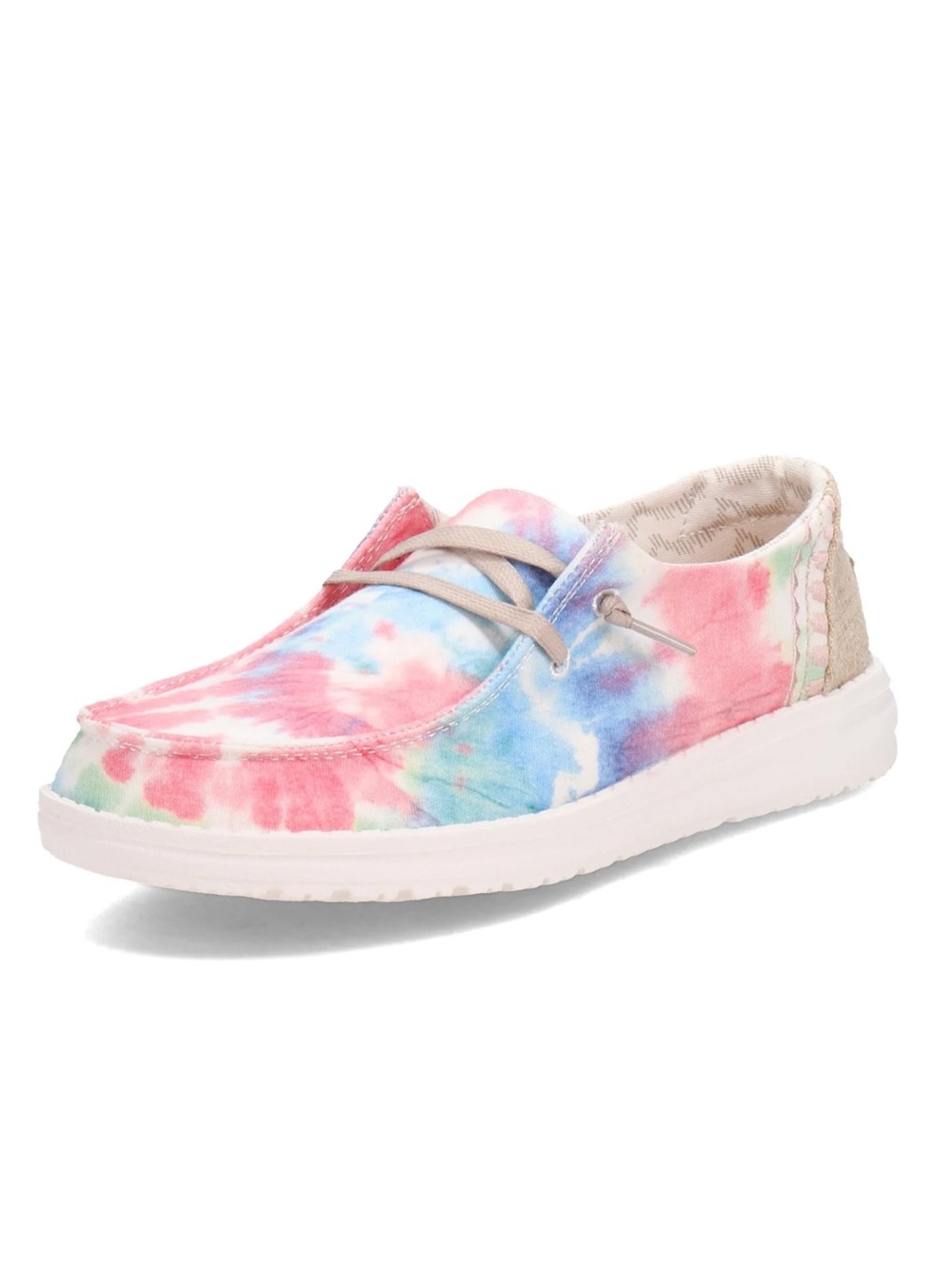 Like New Hey Dude Tie-Dye Canvas Slip-Ons